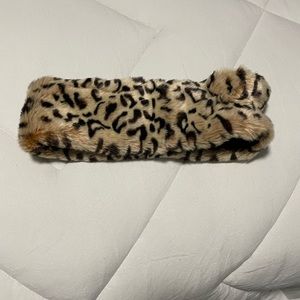 Fake fur headband/ ear warmer